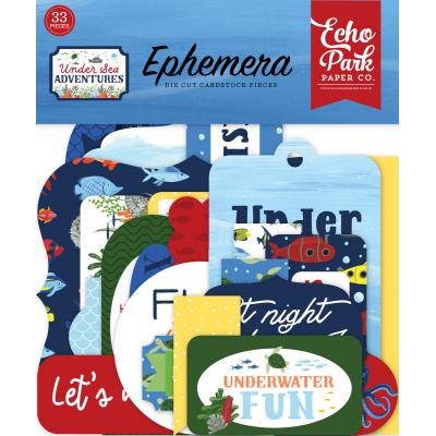 Echo Park Under Sea Adventures Die Cuts - Ephemera